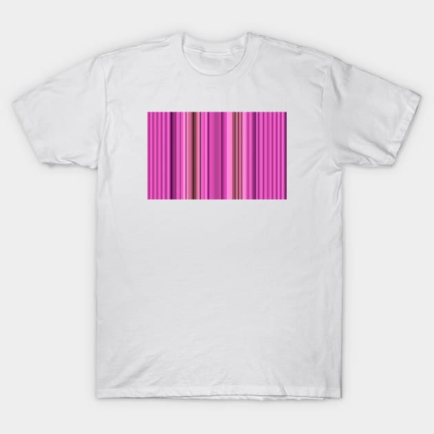 Pink Stripes T-Shirt by StripePatterns